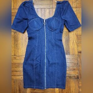 NWOT Denim Midi dress